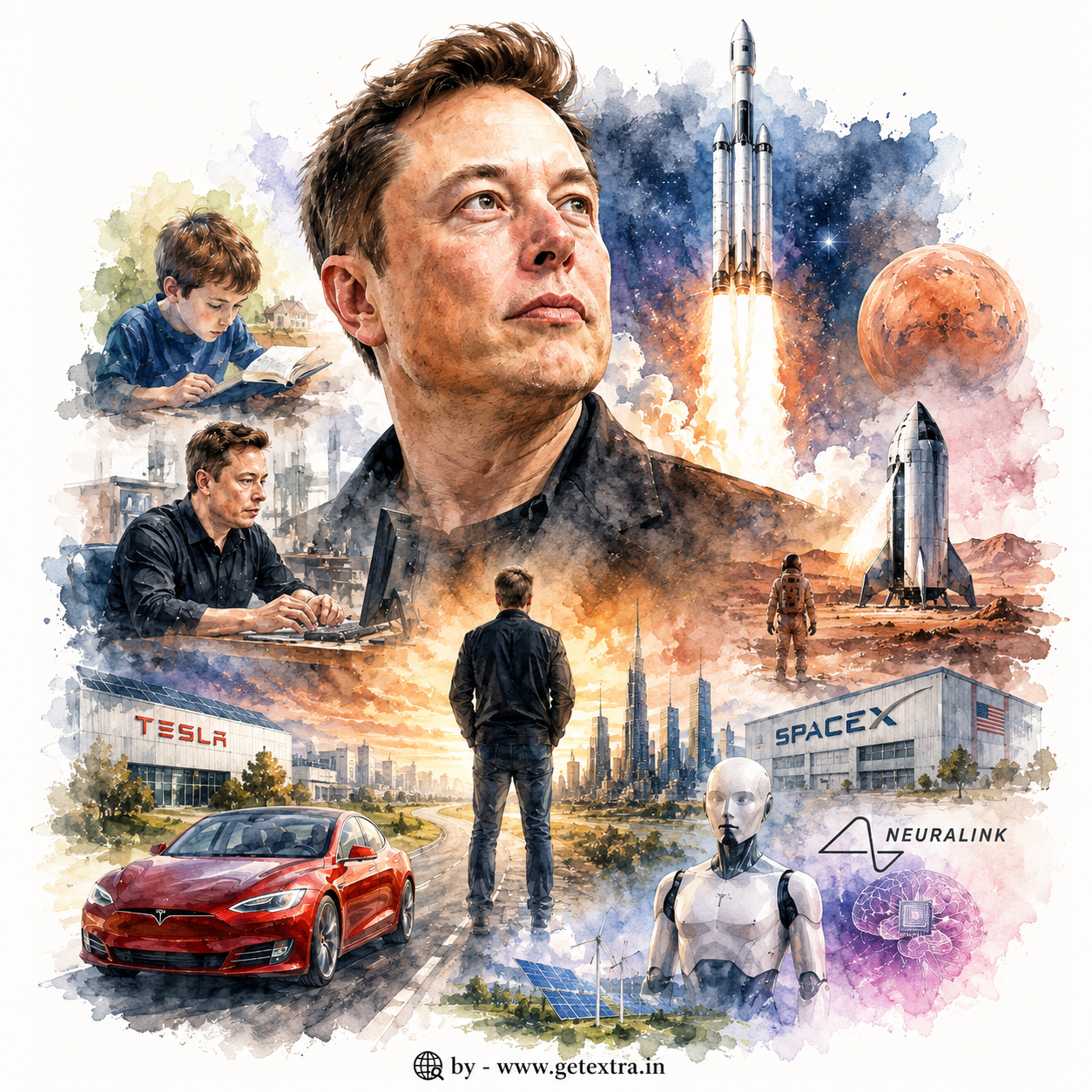 Elon Musk: From a Curious Boy to the First Trillionaire and Architect of Humanity's Future